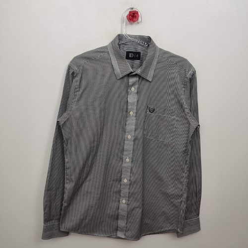 Camisa Listrada (masculina) (brechó) (ref: 7214) Tam: 2 - P