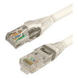 Cabo Rede Internet Blindado Ethernet Lan Cat5e Branco 2mts