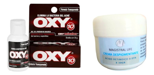 Oxy 10% + Crema Ácido Retinoico 0.05% - g a $304