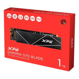 Ssd Nvme Disco Sólido Interno Adata Xpg Gammix S70 1tb Preto