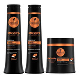 Shampoo Condicionador Máscara Encorpa Cabelo 500ml Haskell