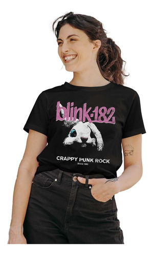 Blink 182 Varios Diseños Crappy Punk Rock Polera Mujer Dtf