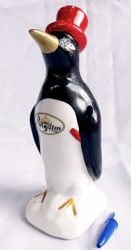 Pinguim D Geladeira D Antiga Fábrica Chopp Pinguim Porcelana