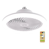 Ventilador De Viento Grande Led Con Control Remoto Inteligen