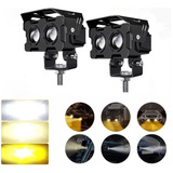 Par Faros Auxiliares Led Alta/baja Luz 120w Para Auto Moto