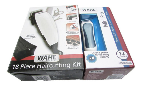 Combo Wahl 30 Pzas Cortadora Cabello, Terminadora Mini Pro