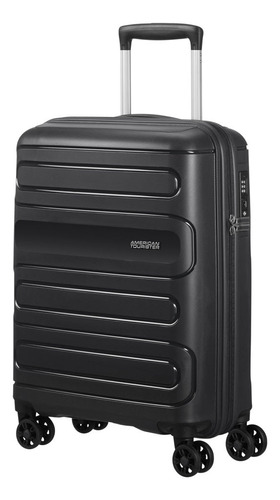 Mala Viagem American Tourister By Sunside P Preta Samsonite Cor Preto Lisa