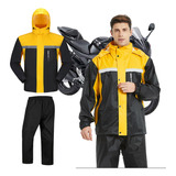 Motociclista Impermeable Reflejante Respirable Traje Lluvia