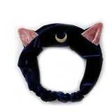 Sailor Moon - Liga Diadema Gato Neko Luna Artemis Negro