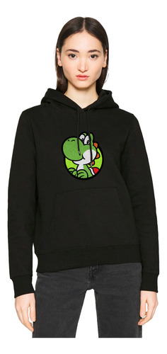 Buzo Con Capota Nintendo Family Mario Yoshi Hoddie Regalo M