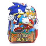 Mochila Escolar Sonic Espalda Jardin 12 Cresko So114