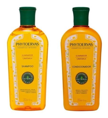  Shampoo + Condicionador Phytoervas Iluminador Kit 500g