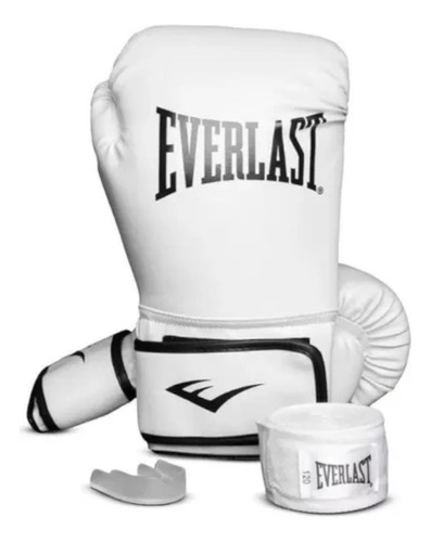 Kit Luvas Treino Boxe Muay Thai Everlast Core Training