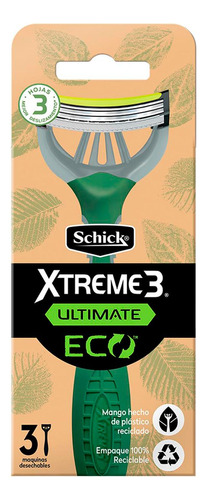 Schick Xtreme3 Ultimate Eco Maquina De Afeitar X3und