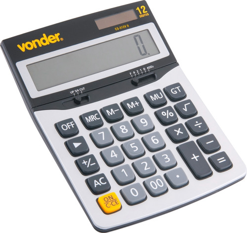 Calculadora Grande Solar 12 Dígitos Cs 312v Ii - Vonder