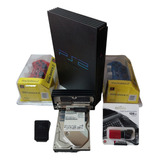 Ps2+2dualshock+mc[fmcb+opl]+adaptador Sony+hdd500gb+usb128gb