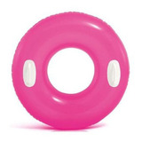 Inflable Aro Circular Intex  Para Pileta Con Asas 76 Cm Rosa