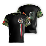 Hjb Playera Pd 23 C/diseño Mexicano De Gallo, Camuflado,