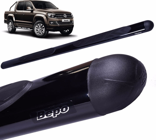 Estribos Maxi Oval Negro Bepo P/ Amarok 2010 2017 2018 2019