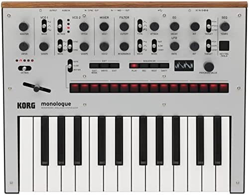 Sintetizador Korg Analógico Monofónico Presets -plata