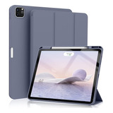 Funda Para iPad 12 Pro Con Soporte De Lapiz-purpura