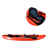 Kayak Familiar 3.7m + 2 Remos + 2 Asientos + 2 Porta Cañas Color Rojo