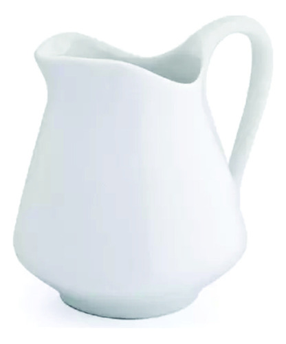 Jarra Leiteira P/ Água E Suco 600 Ml Porcelana Branca