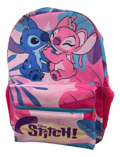 Mochila Lilo Stitch Disney Escolar Juvenil Costa Envio Hoje