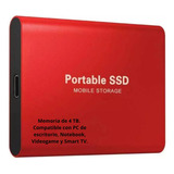 Unidad De Estado Sólido Ssd Externa Usb Portátil De Gran