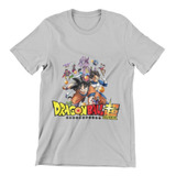 Polera Unisex Dragon Ball Z Goku Anime Vegeta Algodon Estamp