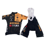 Conjunto Ciclismo Indubike Calza + Camiseta - Jumbo Visma