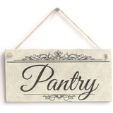 Placa De Letrero De Madera Vintage Pantry 10 X5