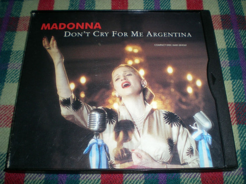 Madonna / Don T Cry For Me Argentina Cd Maxisingle Usa (ri4)