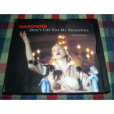 Madonna / Don T Cry For Me Argentina Cd Maxisingle Usa (ri4)