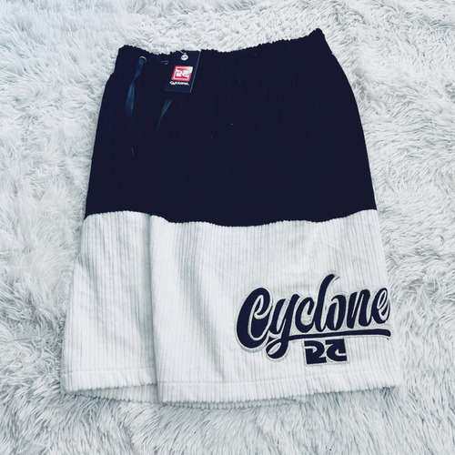 Bermuda Black Da Cyclone Veludo Do Tigre New