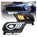 Faros Delanteros Led Compatibles Con Ford Mustang 2010-2014 