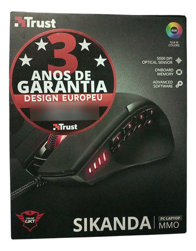 Mouse Gamer Trust Gxt Sikanda