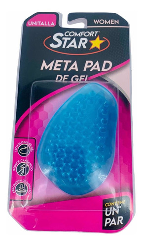 Media Plantilla De Gel Protector Para El Metatarso Comfort