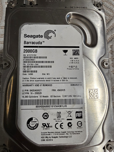 Hd Seagate 2tb 