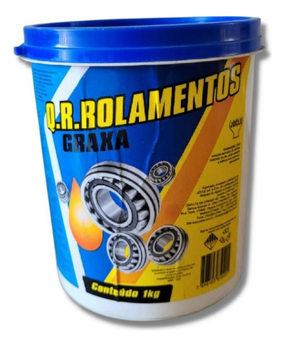 Graxa Azul Para Rolamentos E Mancais 1kg