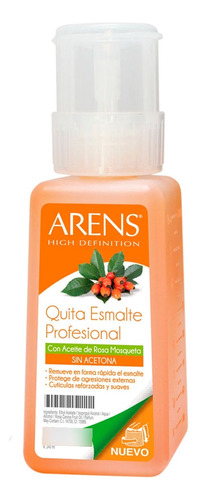 Quita Esmalte Profesional Sin Acetona Arens 240 Ml