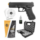 Kit Pistola Airsoft Full Metal Spring Glock Gk-v20 6mm Arma