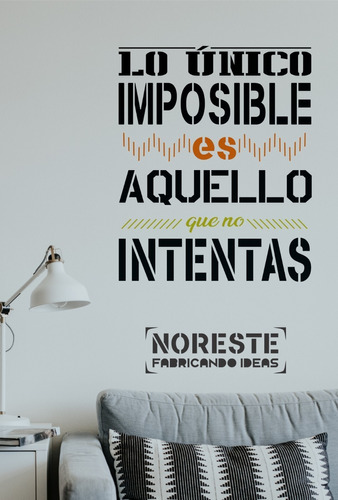 Stencil Frases Vintage Pared Muebles  50x60 Frs1303