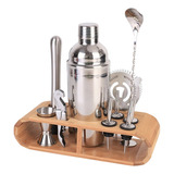 Set De Cocteleria Kit Bartender Utensilios Jigger 11 Piezas