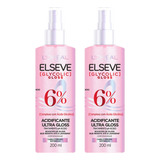 Kit 2 Acidificante Glycolic Gloss Ultra Gloss Elseve 200ml