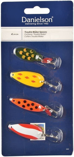 Set Cucharillas Pesca Danielson 4 Pzas Trouble Makers 