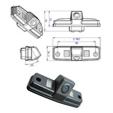 Ccd Chip Car Back Up Vista Trasera Reversa Cámara De Aparcam