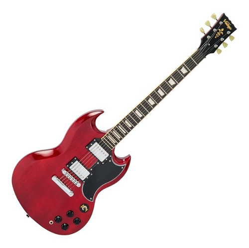 Guitarra Vintage Vs6 Reissued - Sg Cherry Red