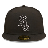 Gorra Chicago White Sox New Era Black On Black White  Dub