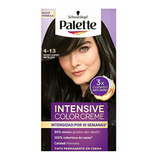 Palette Tinte Para Cabello Color Creme Metalico, Negro